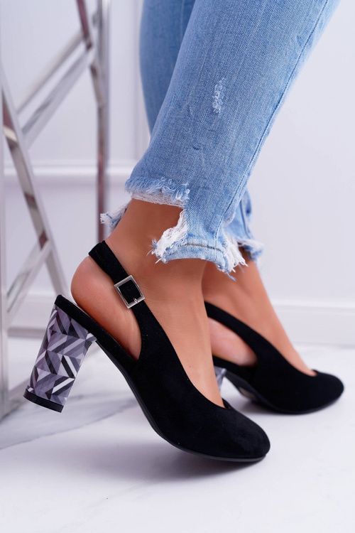 Жіночі туфлі на шпильці Galanter Sergio Leone SK788 Black Lati