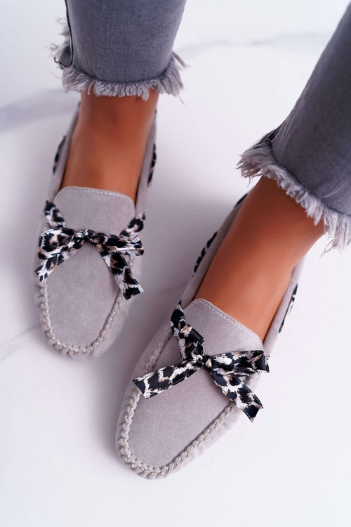 Жіночі мокасини Lu Boo Comfortable Grey Plummy