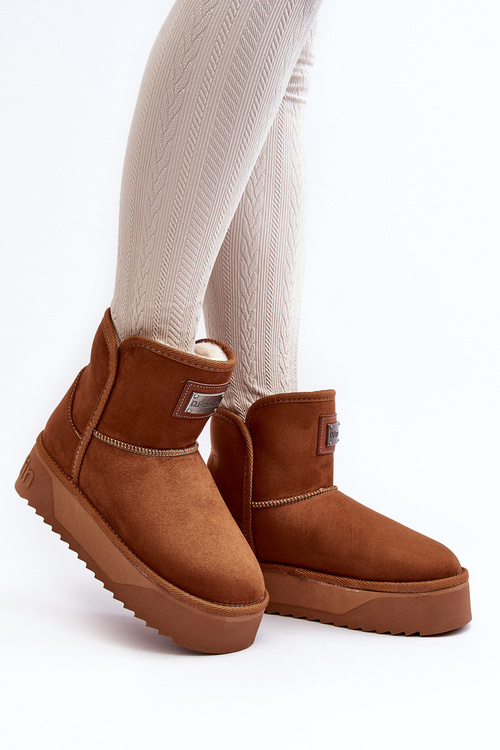 Снігові черевики Vegan на платформі D.Franklin DFSH371004 Коричневий