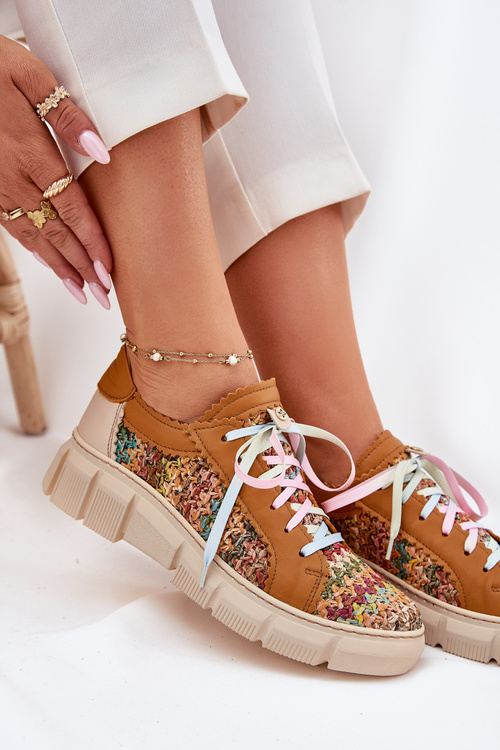 Жіночі Шкіряні Полуботинки Maciejka 05850-29 Мультicolore