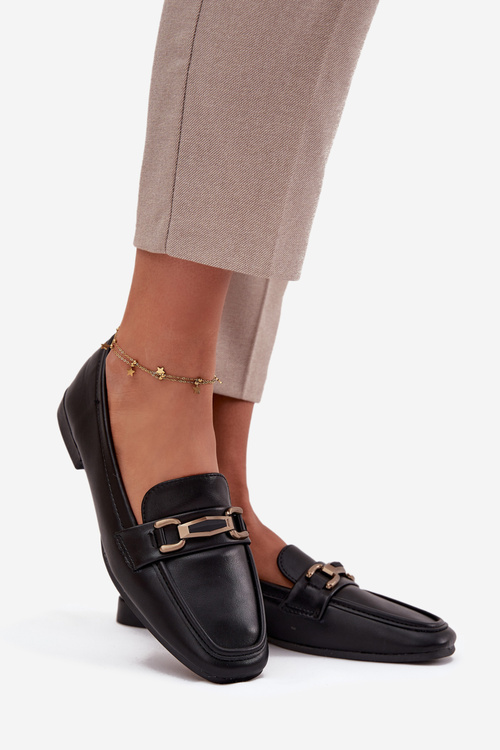 Жіночі Мокасини З Оздобленням Чорні Priscelle