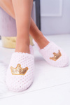 Жіночі тапочки SOXO Golden Crown Pink