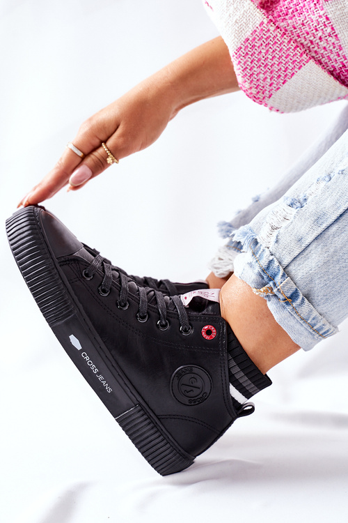 Жіночі кросівки Cross Jeans High Black II2R4021