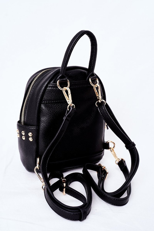 Жіночий шкіряний рюкзак NOBO K4110 Czarny