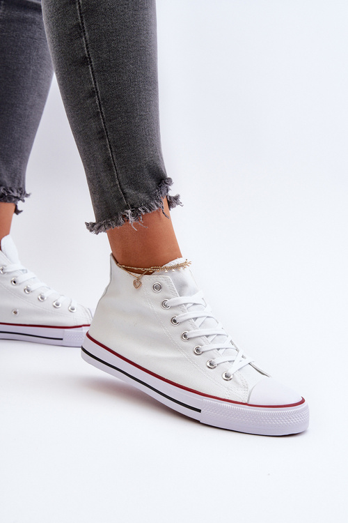 Класичні білі жіночі тенісні туфлі Socerio