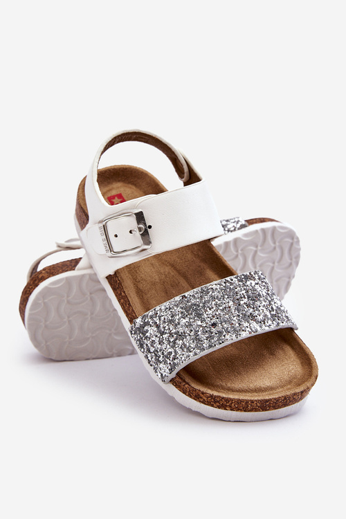 Шкіряні дитячі сандалії Big Star LL374133 Білі