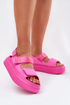 Жіночі Сандалі На Платформі З Липучками Фуксія Нітіпіра