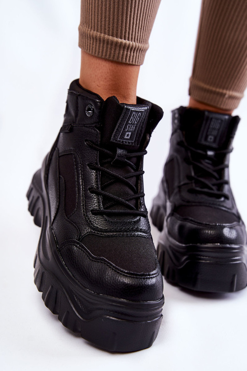 Модні черевики Memory Foam Big Star KK274371 Black