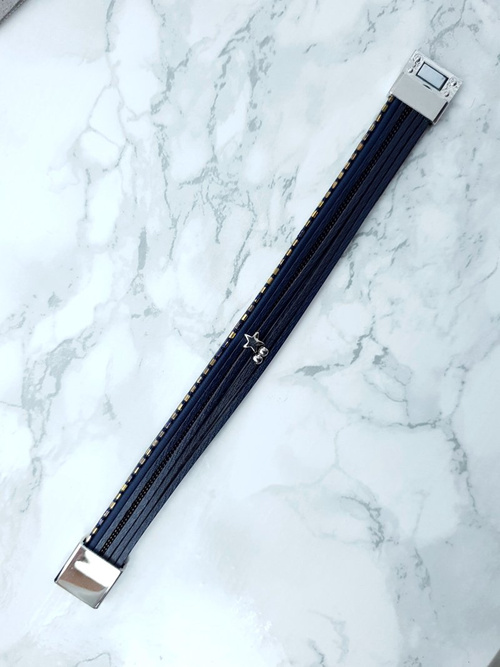 Жіночий браслет стринги гранат зірка Michiko