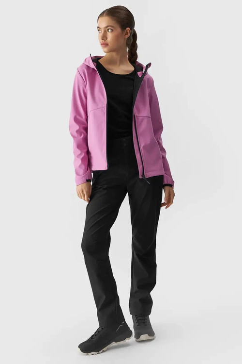 Жіноча куртка 4F Softshell Membrane 5000 4F Pink 4FWAW24TSOFF285-54S
