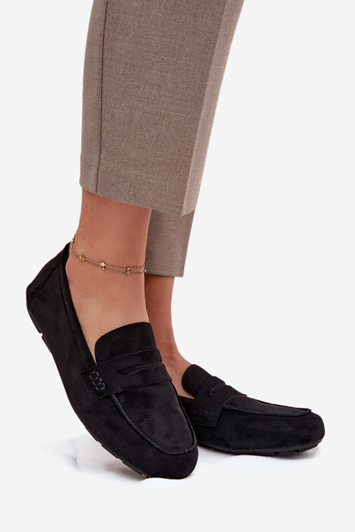 Лофери Мокасини Жіночі Плоскі Чорні Soreline