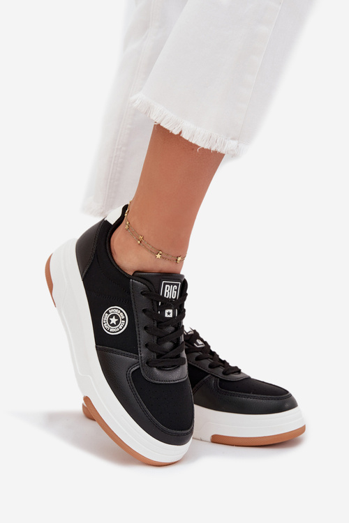 Жіночі Кросівки На Платформі Big Star RR274573 HI-POLY SYSTEM Чорні