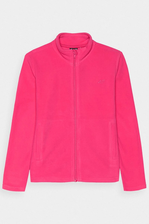 Фліс для дівчаток з тонким коміром фуксія 4F