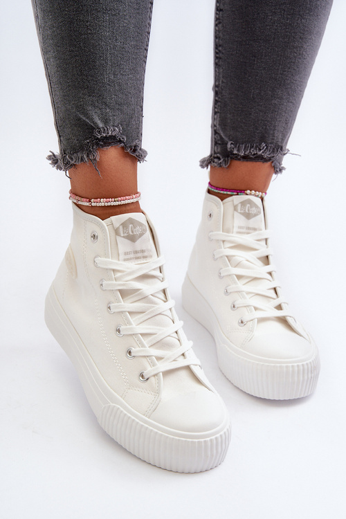 Жіночі високі кросівки Lee Cooper LCW-24-02-2132 білі