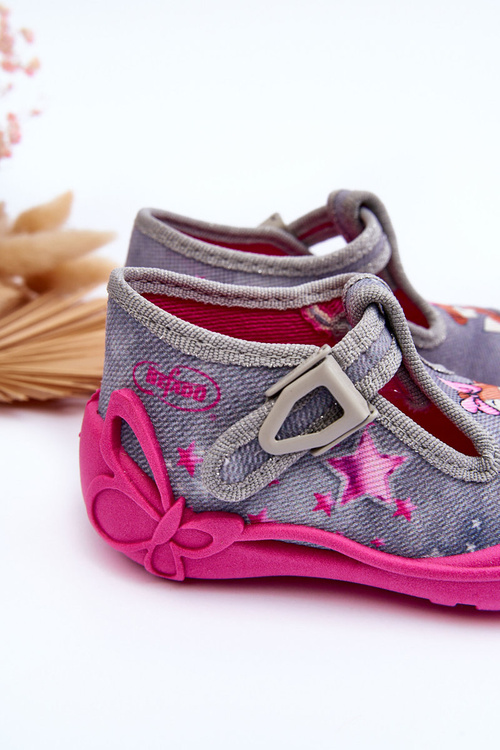 Тапочки для мишей Befado 213P137 сіро-рожеві