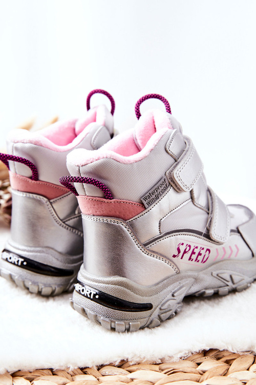 Снігові черевики на липучці Silver Percy