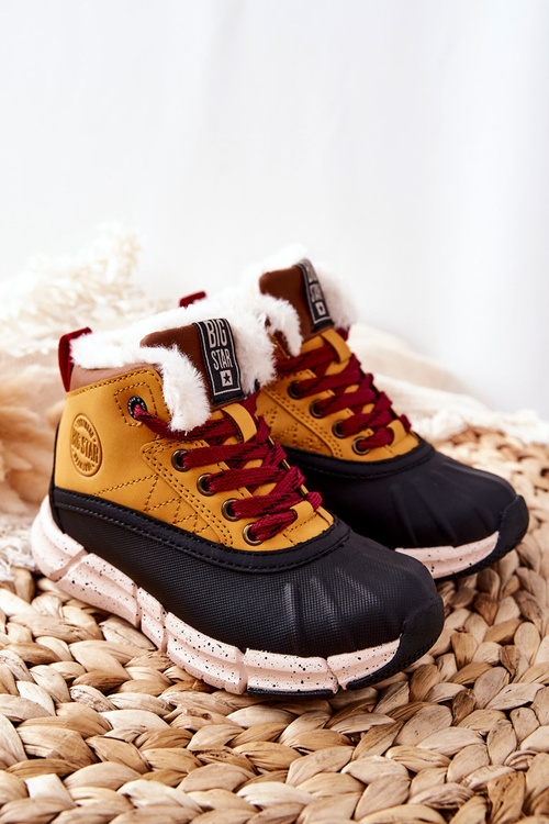Дитячі утеплені черевики Big Star II374072 Camel