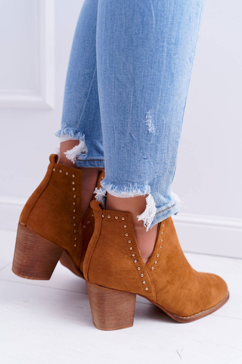 Жіночі чоботи на шпильці з вирізами Camel ManiMani