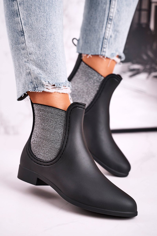 Жіночі матові калоші Jodhpur Black Silver Answear
