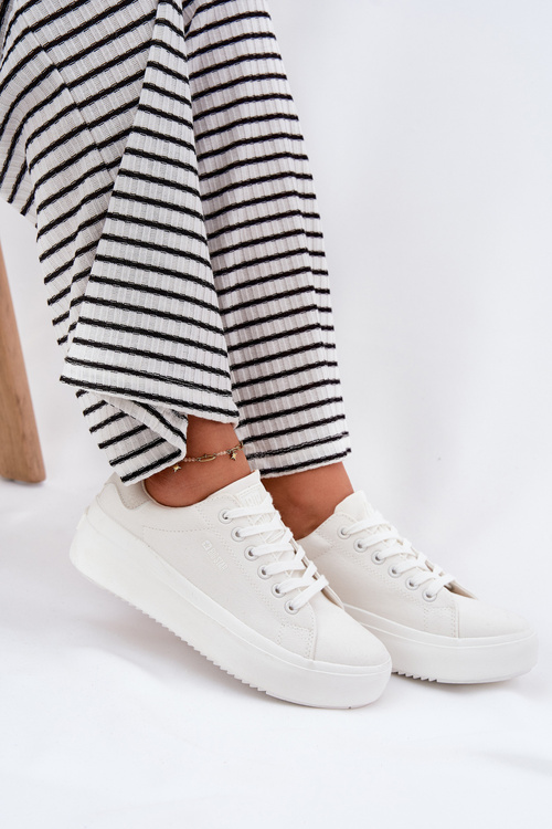 Жіночі Текстильні Кросівки На Платформі Big Star RR274463 Білі