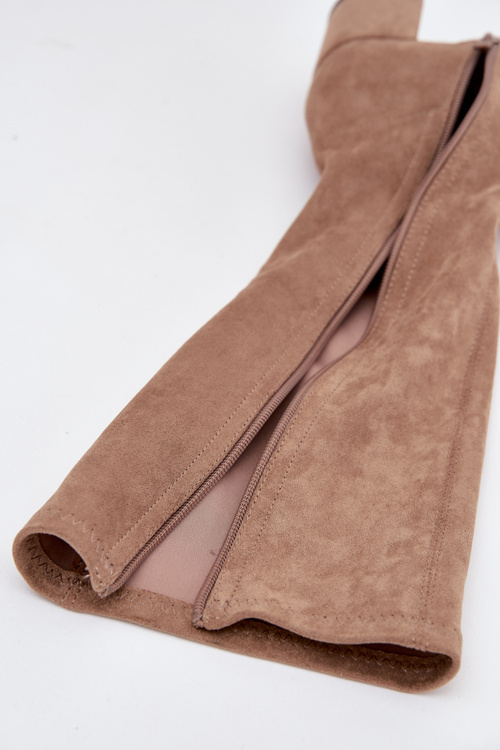 Класичні еко замшеві чоботи Sergio Leone KZ205 бежеві