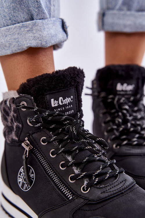 Жіночі теплі черевики Lee Cooper LCJ-22-31-1448 Чорні