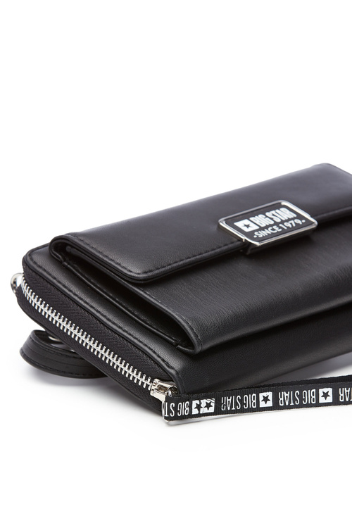 Жіноча сумка гаманець 2в1 BIG STAR GG674007 Чорна