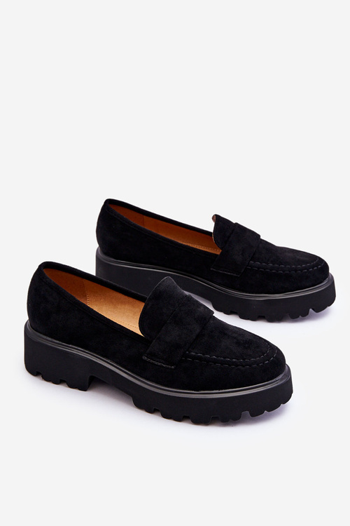 Класичні замшеві лофери Лофери Black Corrin