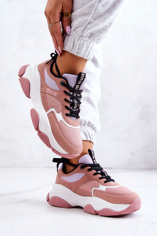 Жіноче спортивне взуття Big Star JJ274577 Рожевий