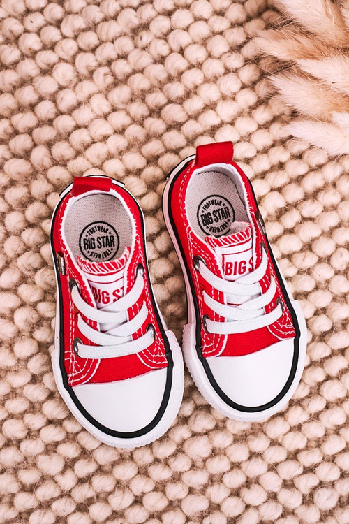 Дитячі класичні низькі кросівки BIG STAR HH374092 Червоні