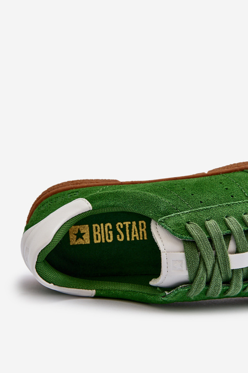 Чоловічі замшеві кросівки Big Star NN174188 Зелені