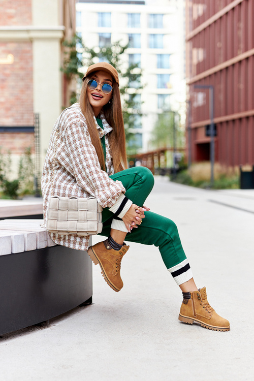 Жіночі розминаючі кросівки Camel Lenox на блискавці