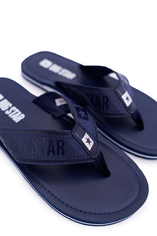 Чоловічі шльопанці Big Star Navy Blue DD174676
