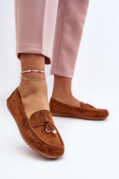 Жіночі замшеві класичні мокасини Camel Ontala