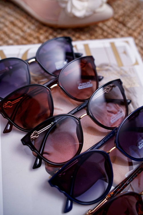 Прозорі сонцезахисні окуляри Prius PR-V06 Black