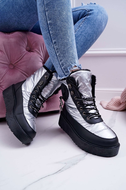 Жіночі снігові черевики на флісовій підкладці Silver Fahrenheit