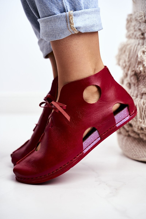 Жіночі броги Maciejka Red 03426-08