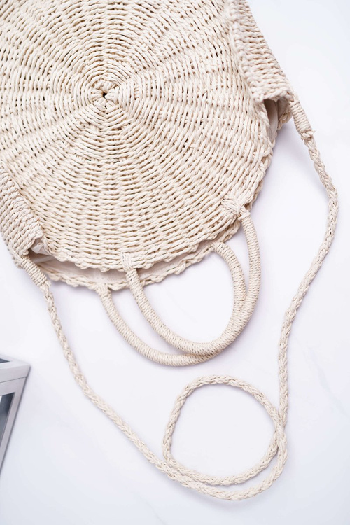 Жіноча сумка плетена Octario Beige