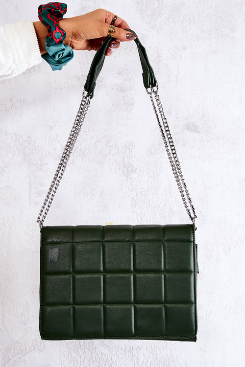 Стьобана поштова сумка Green Nerissa