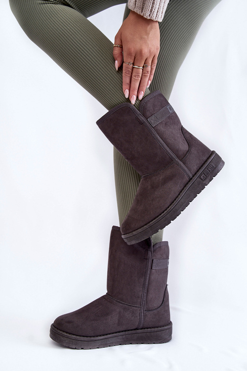 Жіночі високі зимові черевики Big Star KK274619 сірі