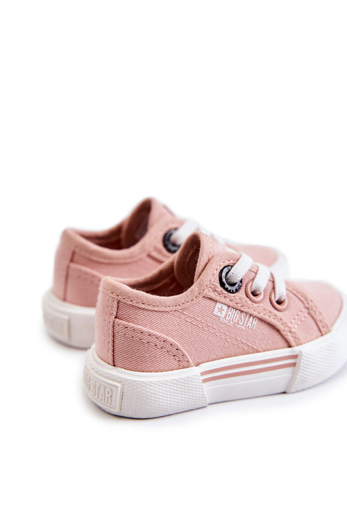Дитячі низькі кросівки Big Star JJ374161 Рожеві