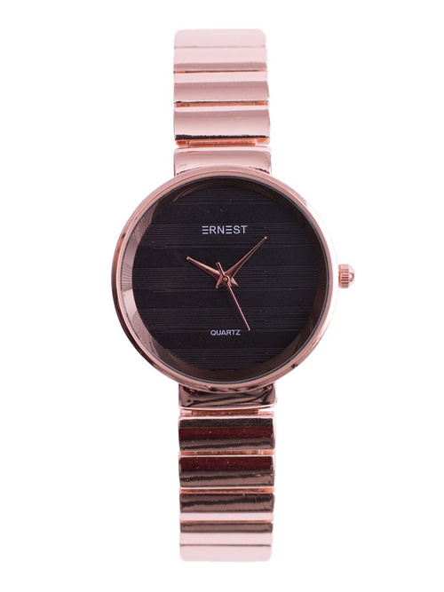 Жіночий годинник Ernest Claudie Pink Gold