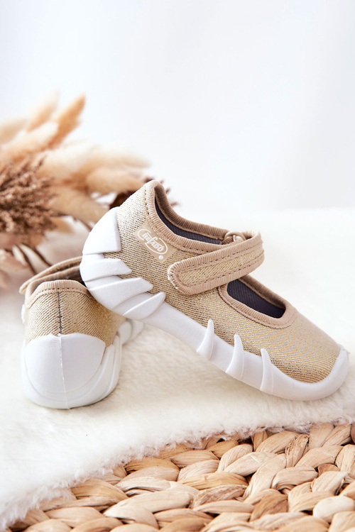 В'єтнамки Ballerinas Befado Shiny 109P224 Gold