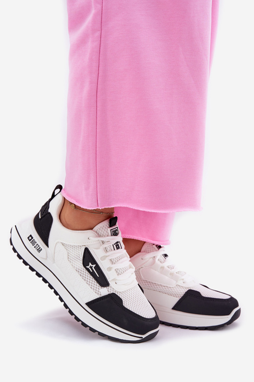 Жіноче Спортивне Взуття На Платформі Big Star RR274A223 HI-POLY SYSTEM Чорний-Білий