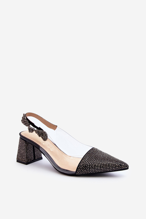 Елегантні туфлі з гострим носом D&A MR91292-1 Чорні