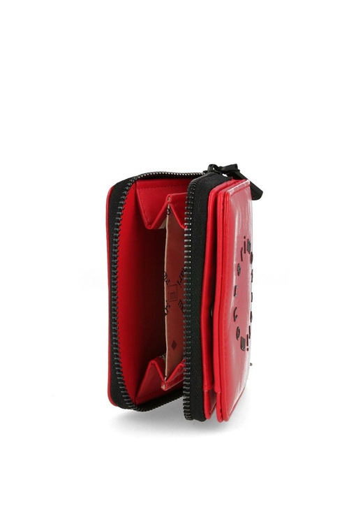 Маленький жіночий гаманець MONNARI PUR0040-005 Shiny Red