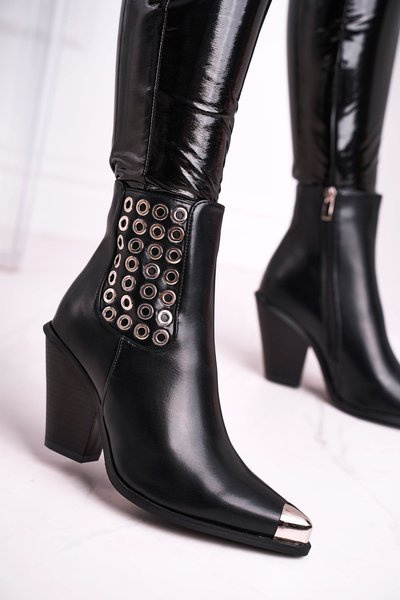 Жіночі чоботи Сталевий носок Black Only Time