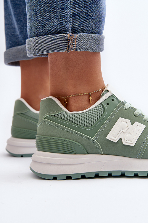 Жіночі зелені спортивні кросівки Lifari