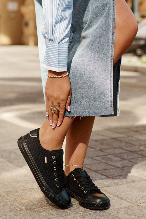 Жіночі Текстильні Кросівки Big Star RR274765 Чорні