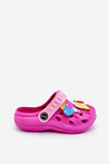 Дитячі поролонові легкі сандалі Crocs Fuchsia Sweets
